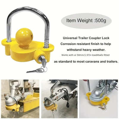 DS BS Universal Coupler Ball Lock Trailer Lock
