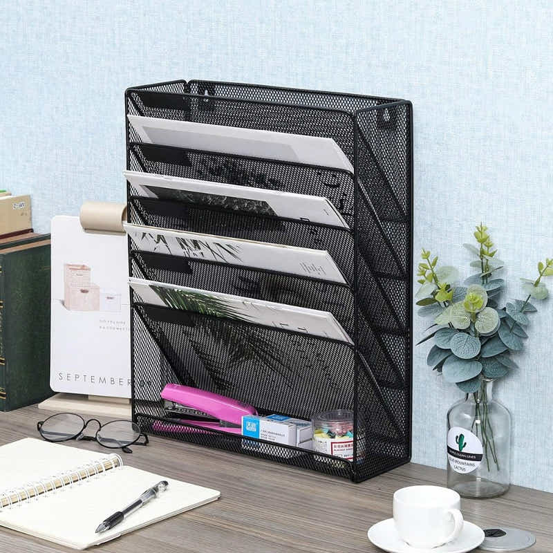 DS BS 6 Tier Mesh File Organizer