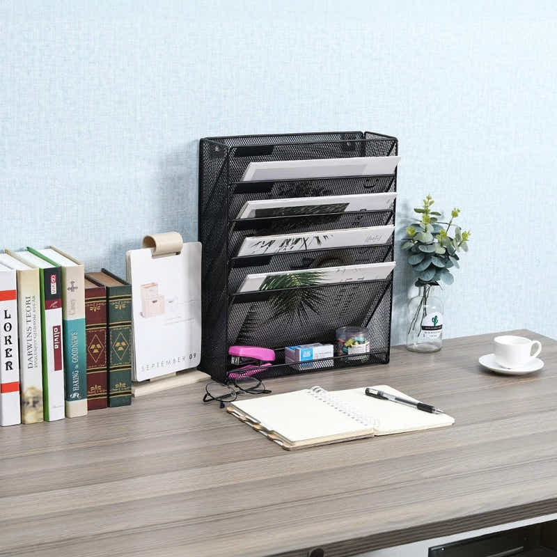 DS BS 6 Tier Mesh File Organizer