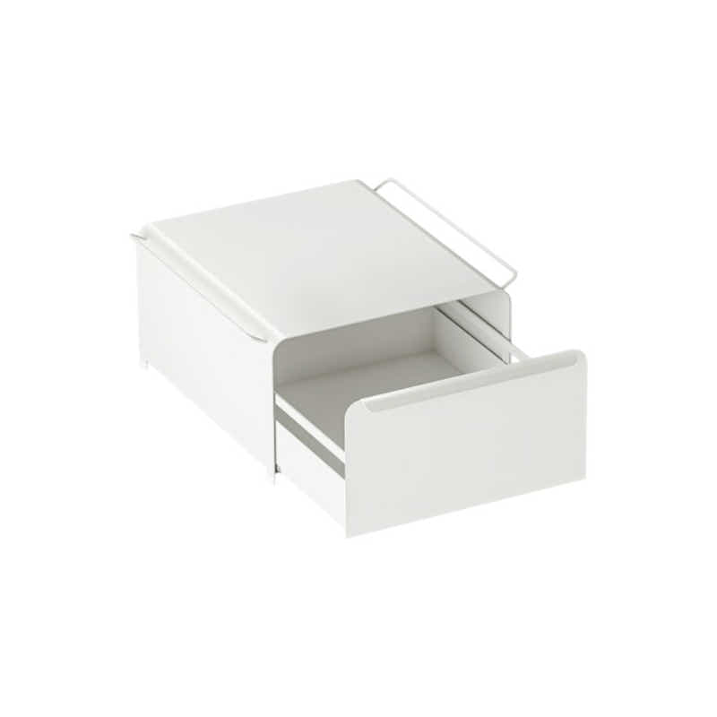 DS BS Coffee Machine Organizer with Pull-Out Drawer Countertop Storage Organizer