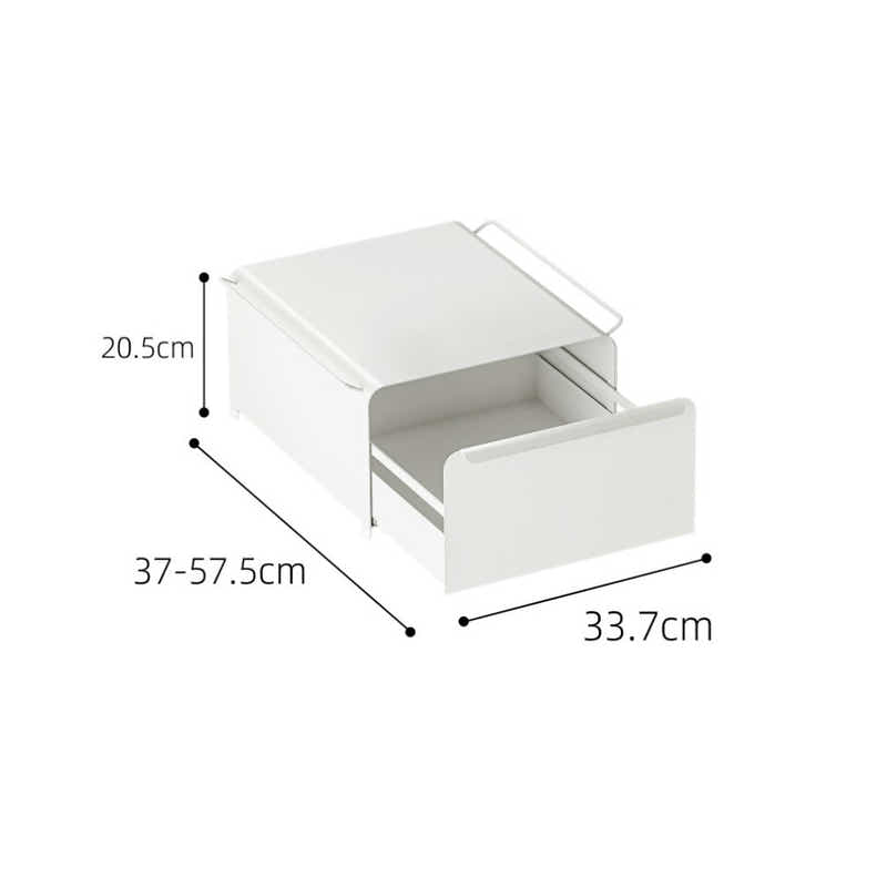 DS BS Coffee Machine Organizer with Pull-Out Drawer Countertop Storage Organizer
