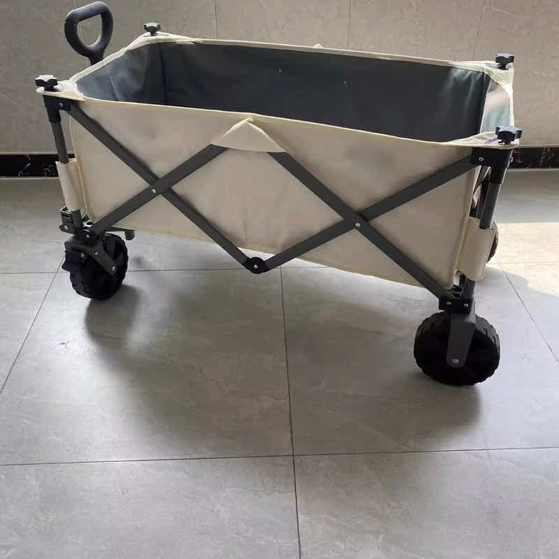 DS BS 150L Pro Gather Folding Outdoor Utility Wagon Capacity Load 150kg - Khaki