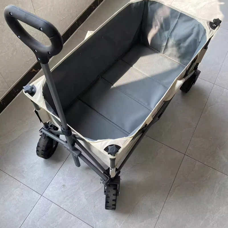 DS BS 150L Pro Gather Folding Outdoor Utility Wagon Capacity Load 150kg - Khaki