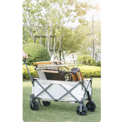 DS BS 150L Pro Gather Folding Outdoor Utility Wagon Capacity Load 150kg - Khaki