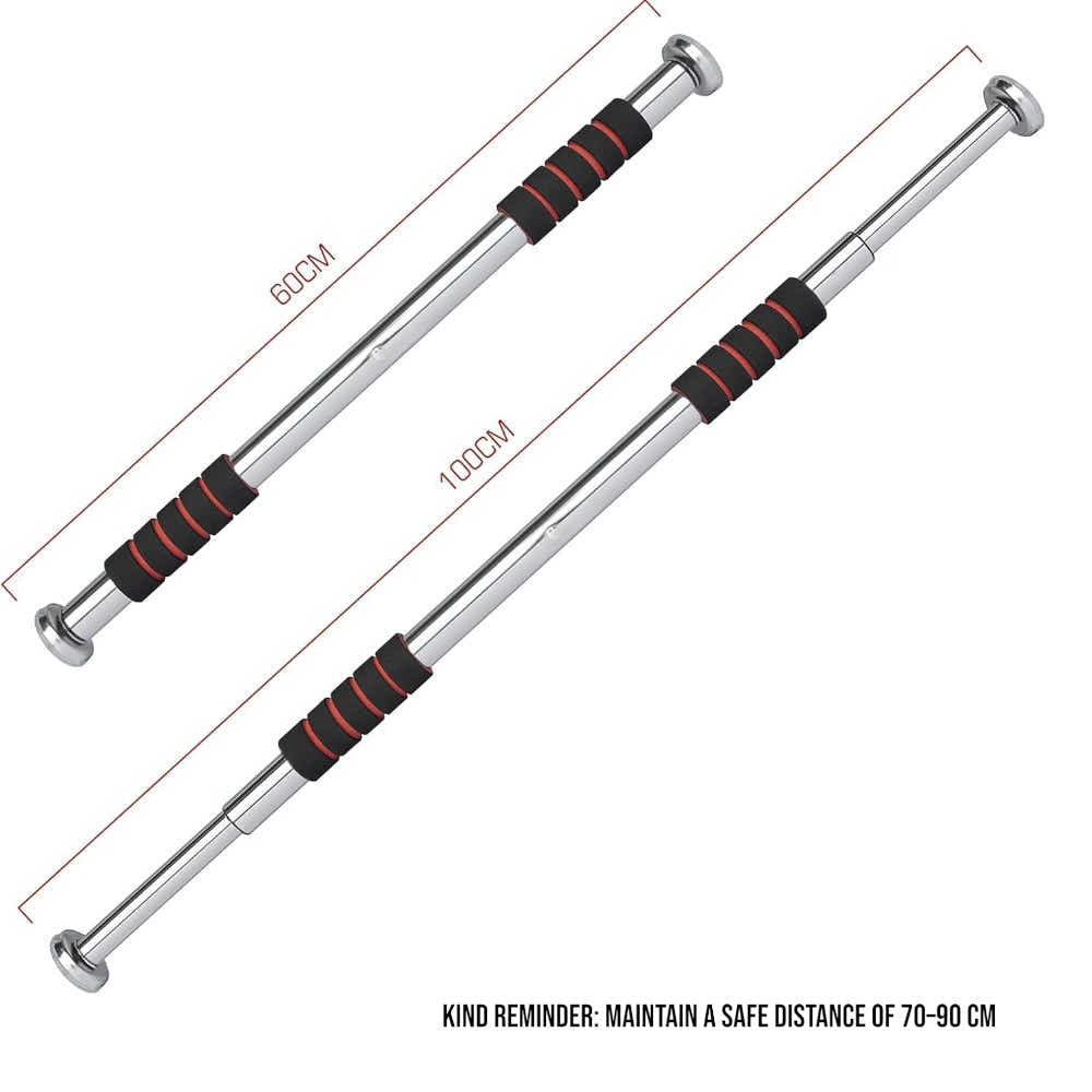 DS BS Adjustable Doorway Pull Up Bar 60–100cm for Home Fitness Training