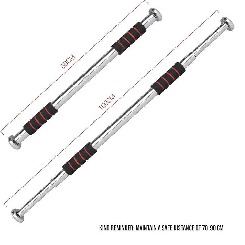 DS BS Adjustable Doorway Pull Up Bar 60–100cm for Home Fitness Training