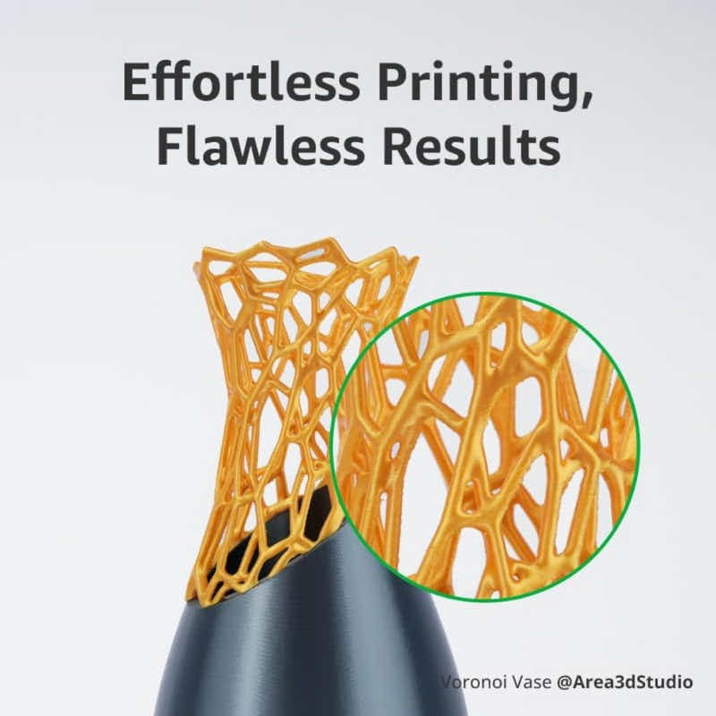 DS BS Silk PLA Filament 1.75mm 1KG for 3D Printer - Gold