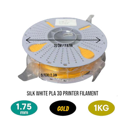 DS BS Silk PLA Filament 1.75mm 1KG for 3D Printer - Gold