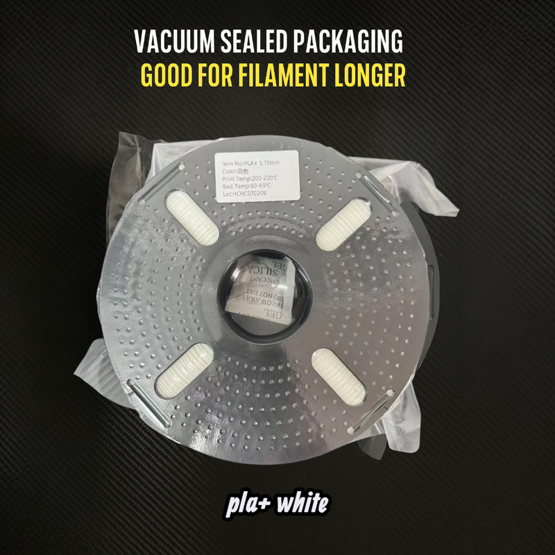 DS BS PLA+ Filament 1.75mm 1KG for 3D Printer - White