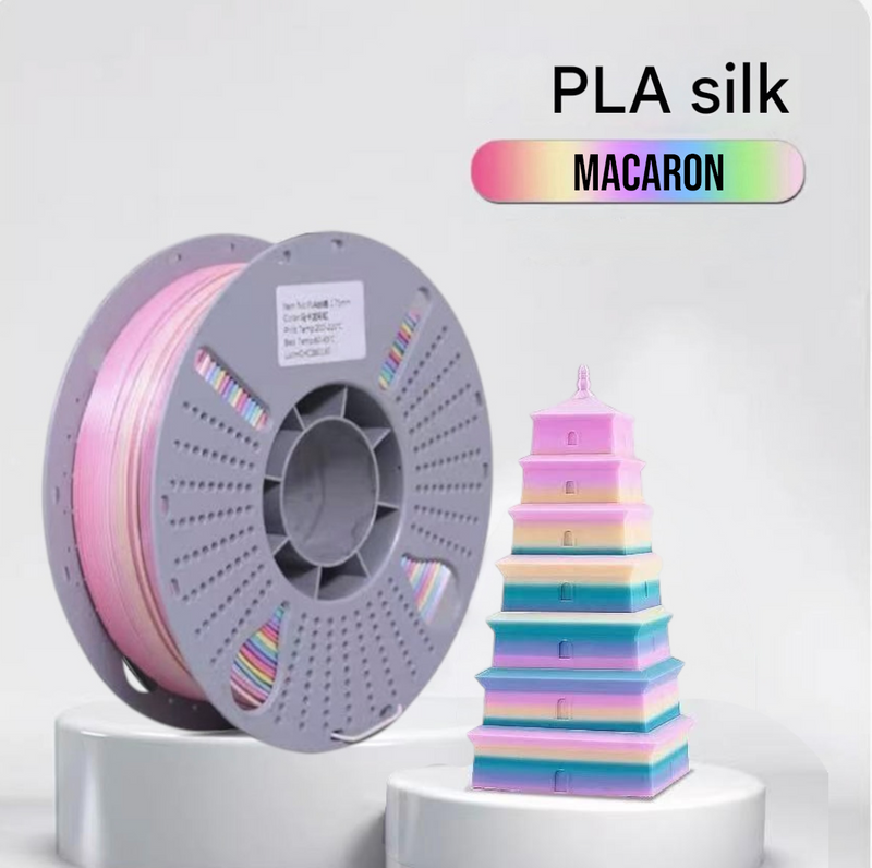 DS BS Silk PLA Filament 1.75mm 1KG for 3D Printer - Macaron