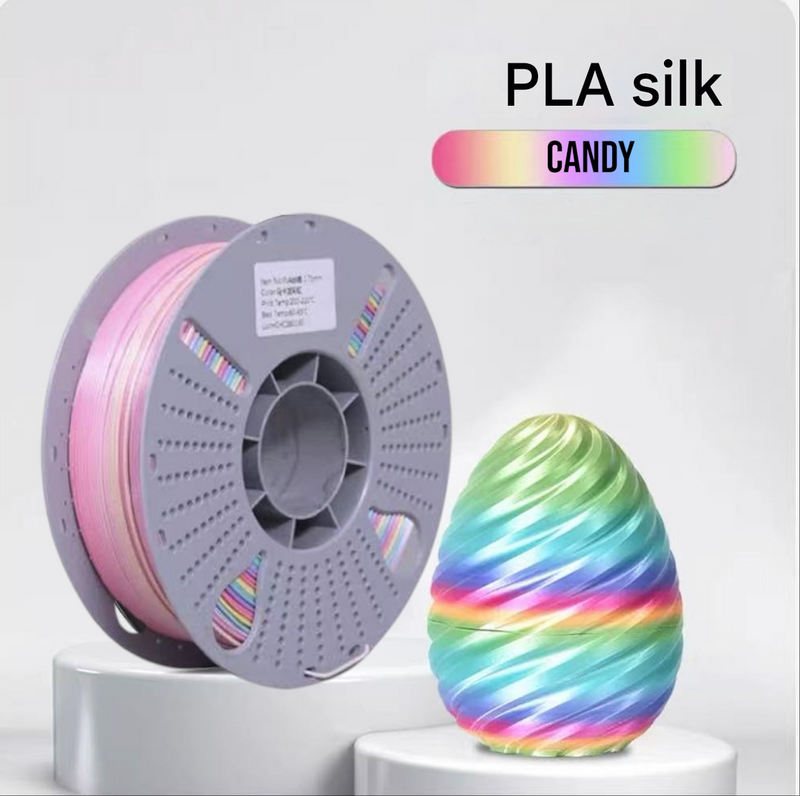 DS BS Silk PLA Filament 1.75mm 1KG for 3D Printer - Candy