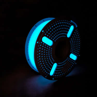 DS BS PLA Glow in the Dark Filament 1.75mm 1KG for 3D Printer - Glow Blue