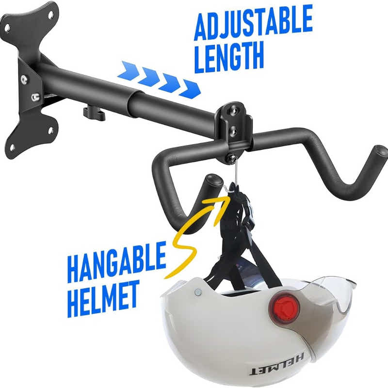 DS BS Foldable Bicycle Hanger with Extendable Arm