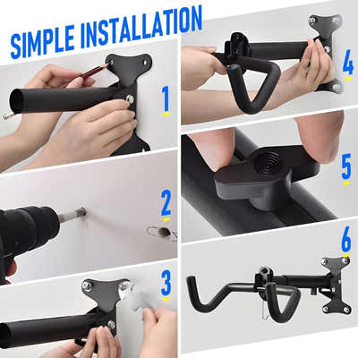 DS BS Foldable Bicycle Hanger with Extendable Arm