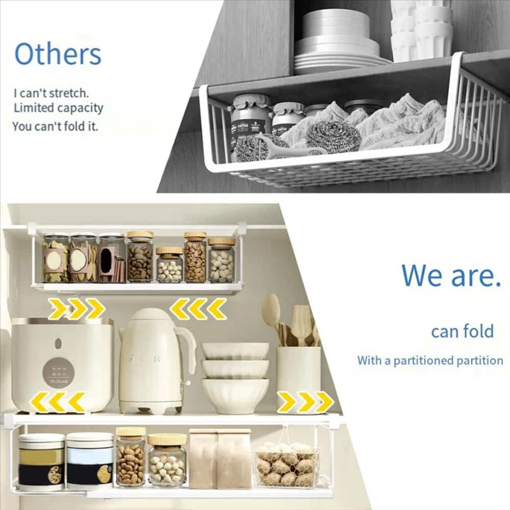 DS BS Expandable Under Cabinet Organizer - Regular Height