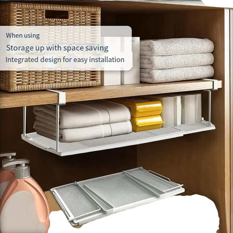 DS BS Expandable Under Cabinet Organizer - Regular Height