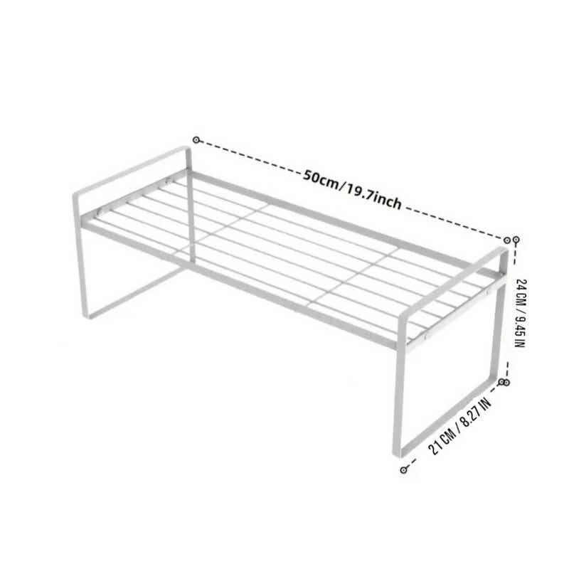 DS BS Kitchen Countertop Organizer Rack 50×21×24cm