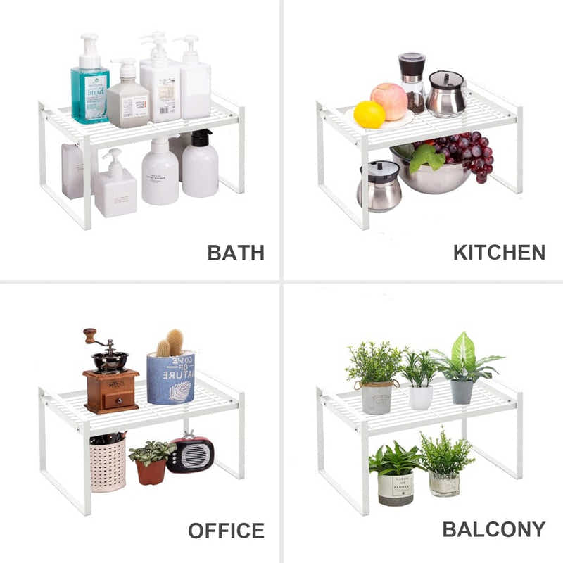 DS BS Kitchen Countertop Organizer Rack 33×21×18cm