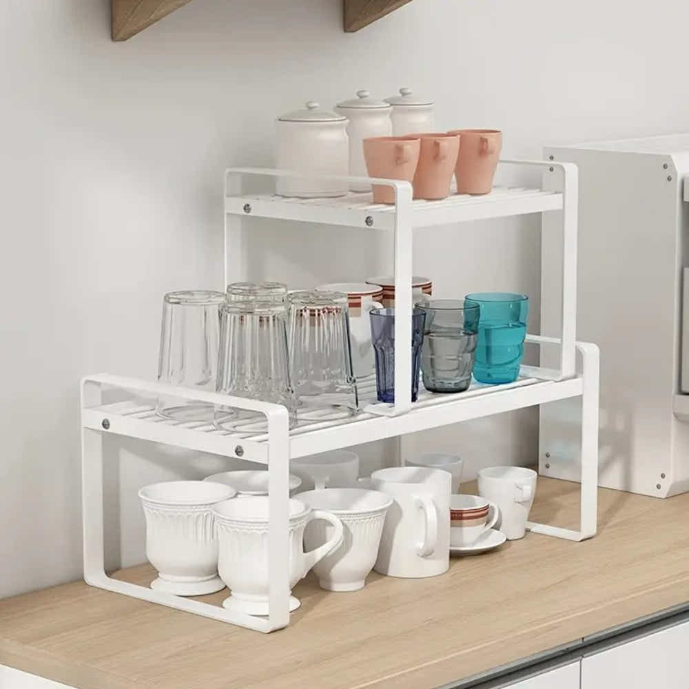 DS BS Kitchen Countertop Organizer Rack 33×21×18cm