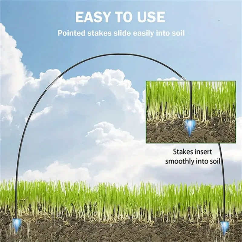 DS BS Adjustable Garden Tunnel Hoop Kit for Plant Protection