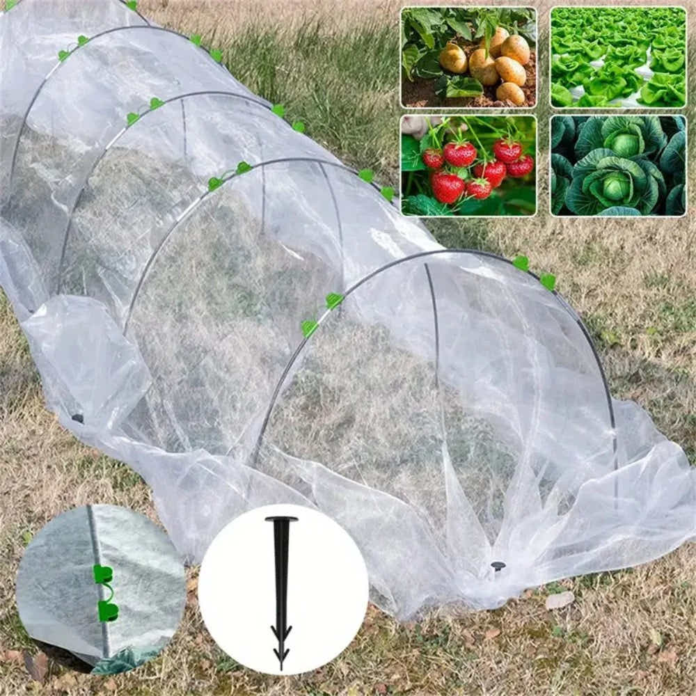 DS BS Adjustable Garden Tunnel Hoop Kit for Plant Protection