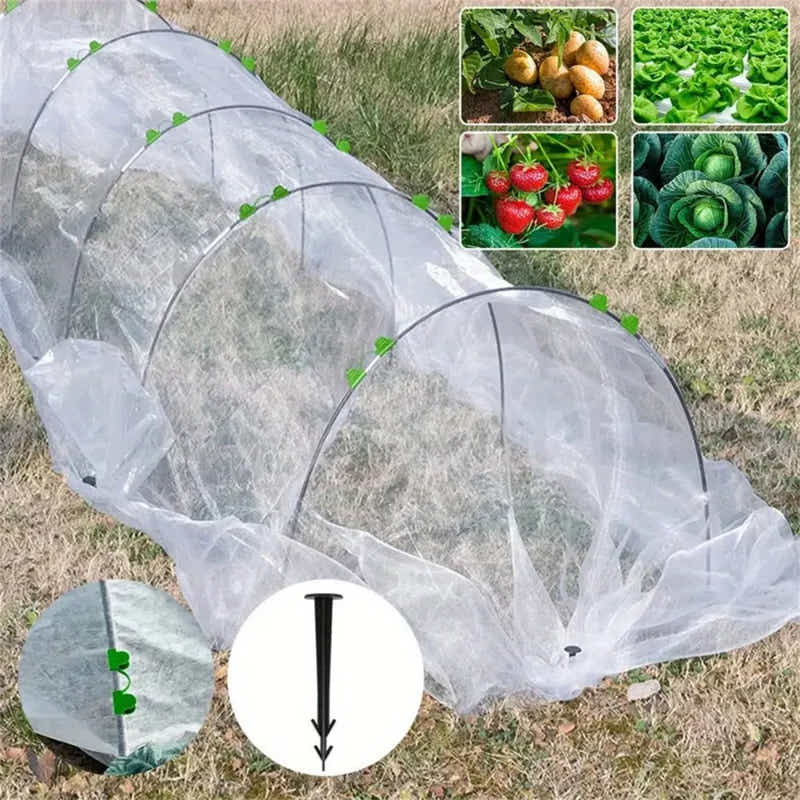 DS BS Adjustable Garden Tunnel Hoop Kit for Plant Protection