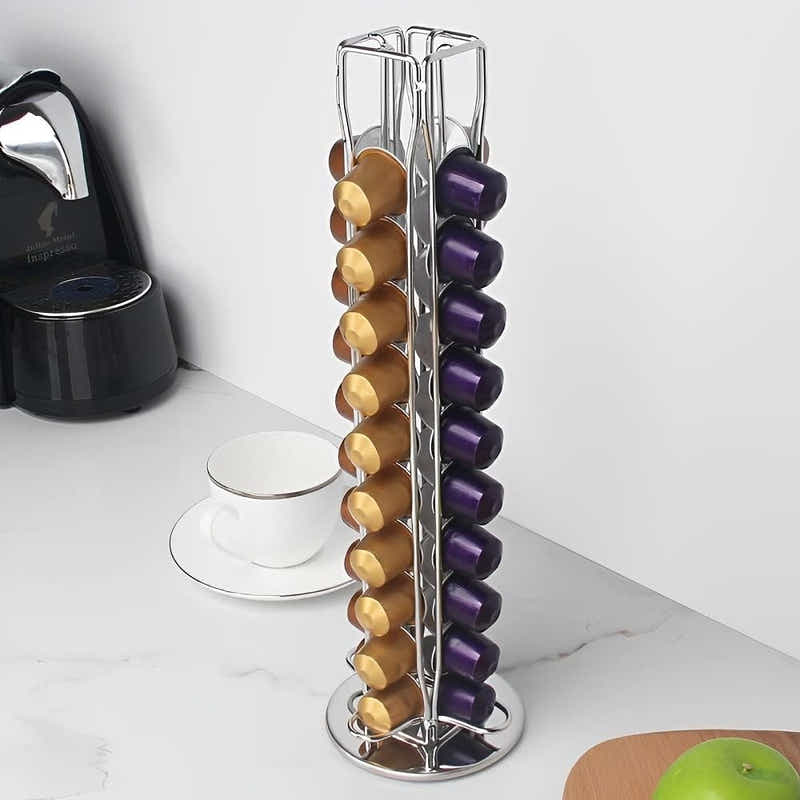DS BS Rotating 30 Capacity Coffee Pod Organizer Stand