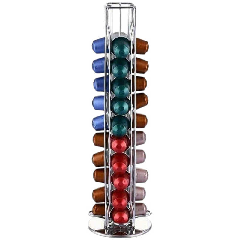 DS BS Rotating 30 Capacity Coffee Pod Organizer Stand