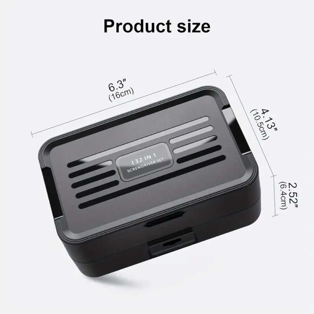 DS BS 132-in-1 Precision Screwdriver Repair Tool Kit with Dual-Layer StorageCase