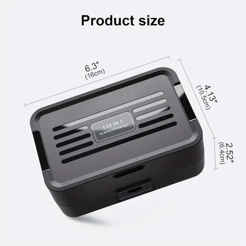 DS BS 132-in-1 Precision Screwdriver Repair Tool Kit with Dual-Layer StorageCase