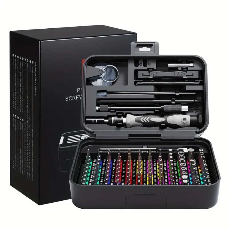 DS BS 132-in-1 Precision Screwdriver Repair Tool Kit with Dual-Layer StorageCase