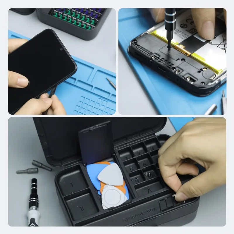 DS BS 132-in-1 Precision Screwdriver Repair Tool Kit with Dual-Layer StorageCase