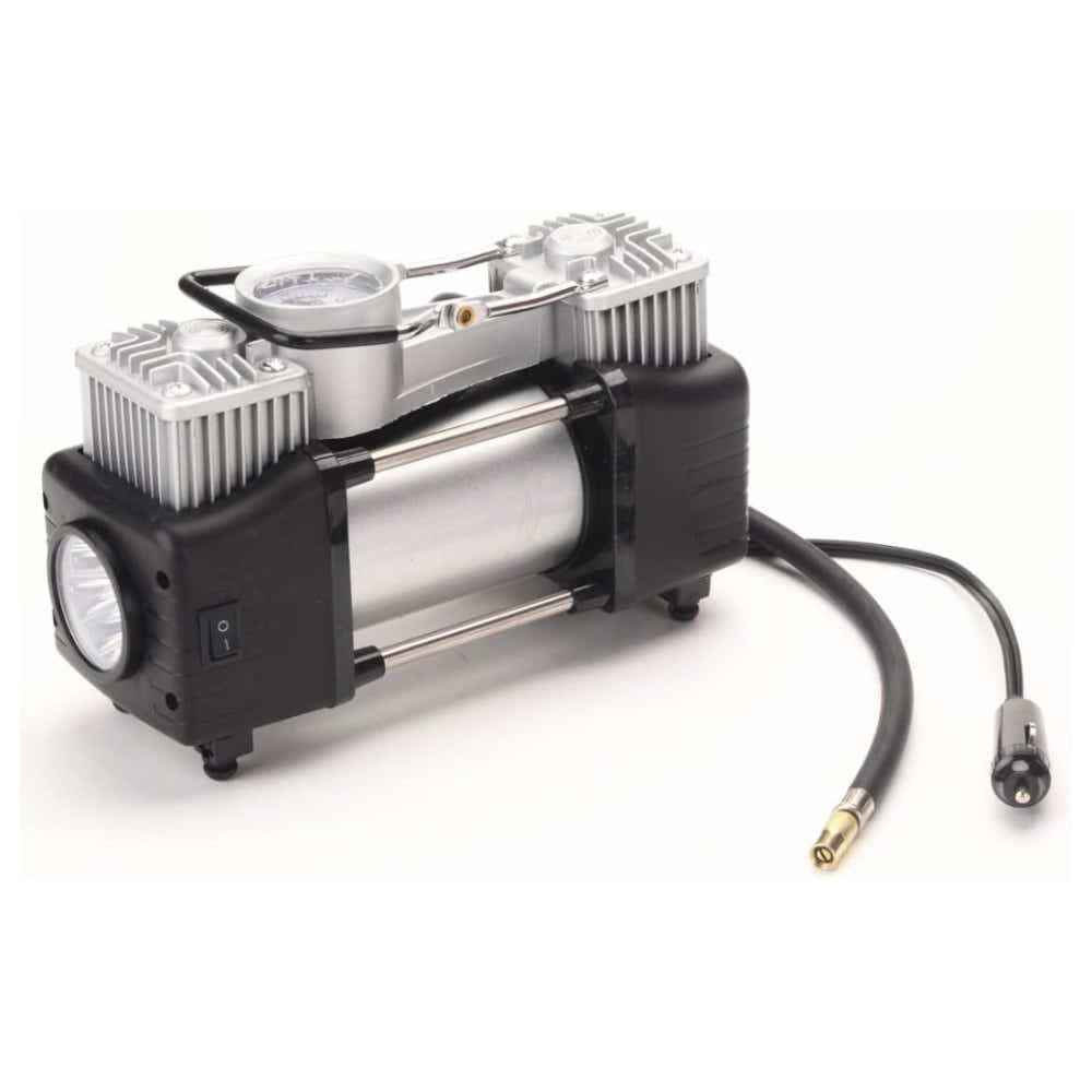 DS BS 12V Heavy Duty Tire Inflator with Analog Gauge
