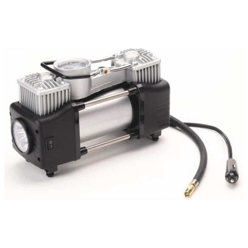 DS BS 12V Heavy Duty Tire Inflator with Analog Gauge