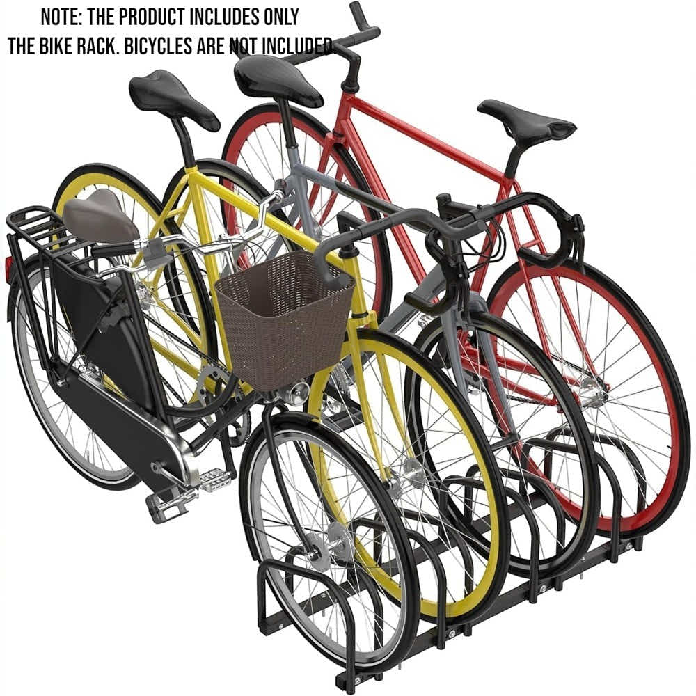 DS BS 4 Bike Rack Floor Parking Stand Bicycle Storage Organizer