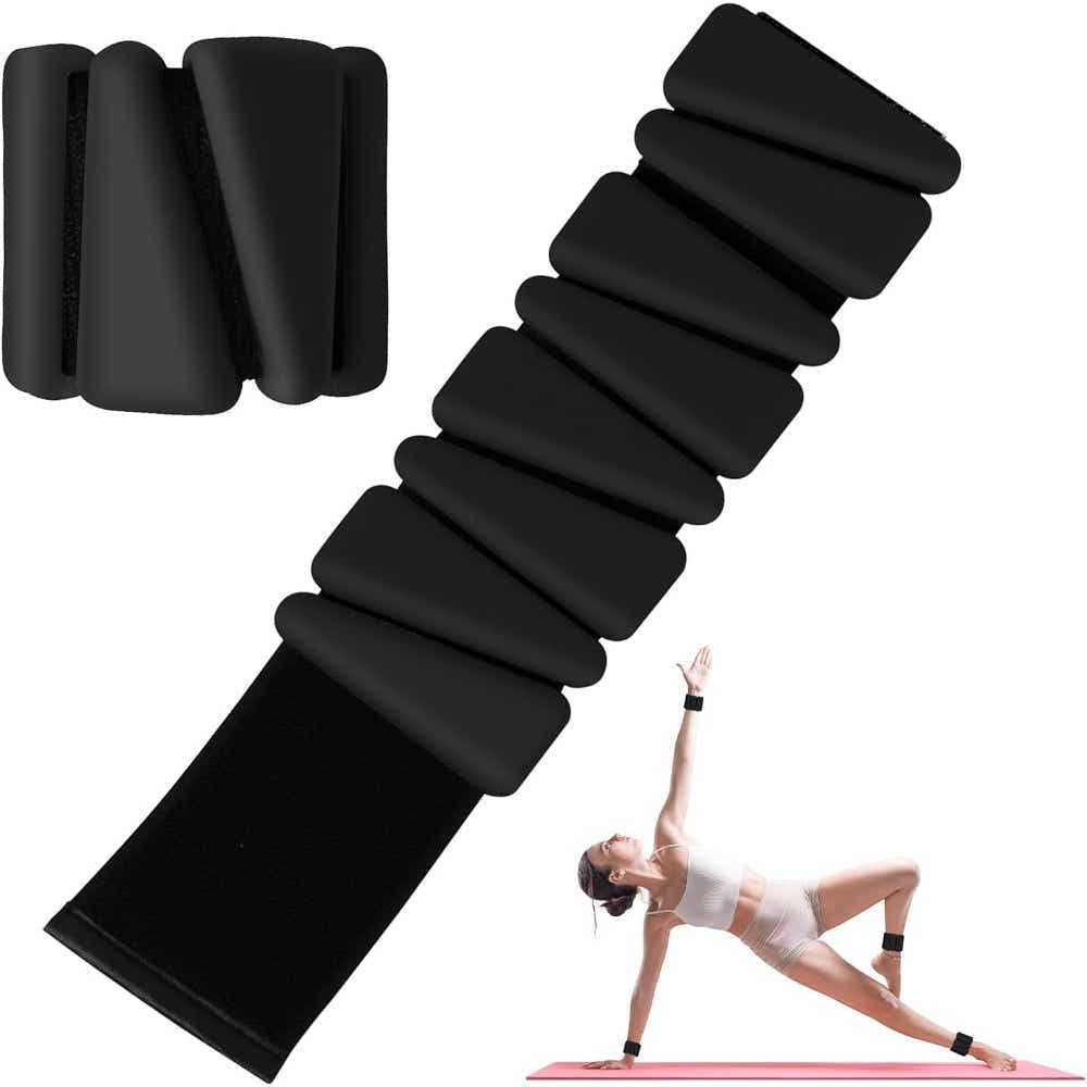 DS BS 2 Pack Adjustable Silicone Wrist Weights - 2 lbs