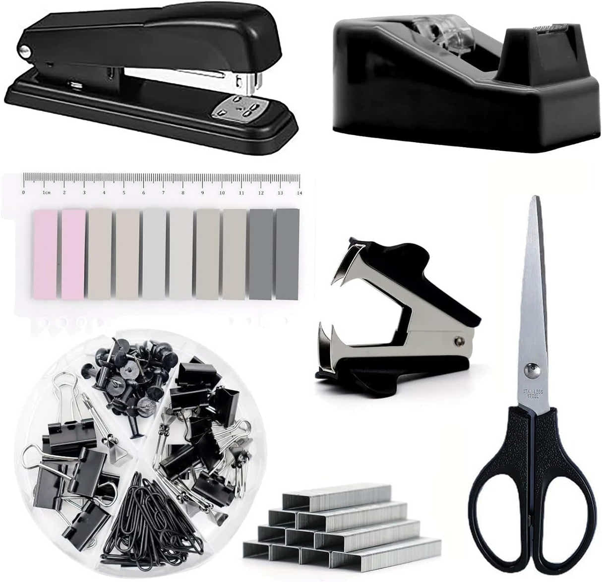 DS BS 8 Piece Desk Supplies Kit Office Stationery Set
