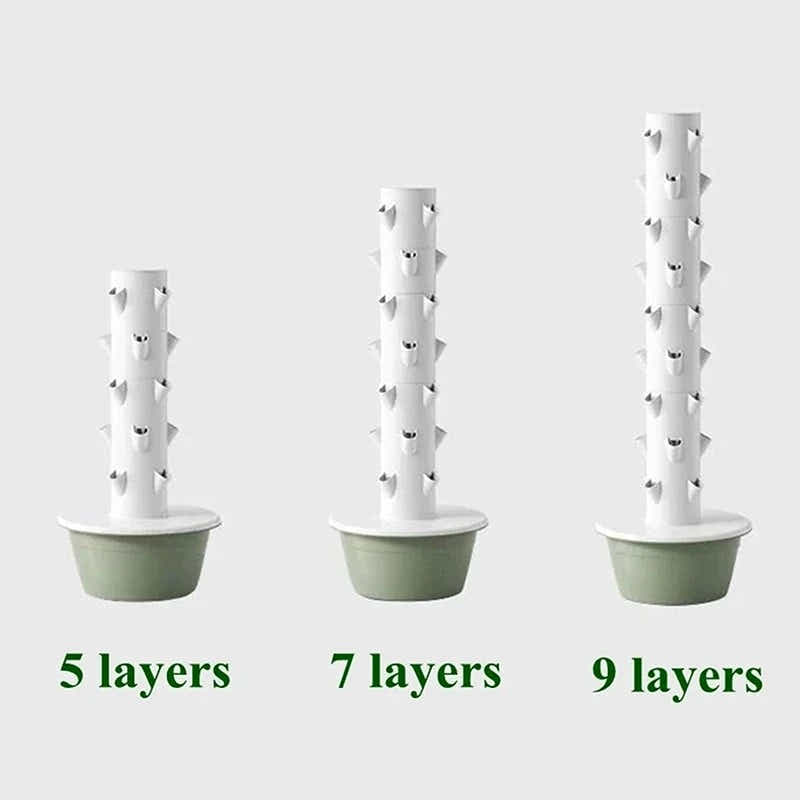 DS BS 9 Layer Vertical Soilless Hydroponic Tower Planter