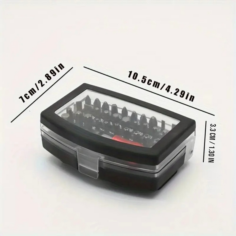 DS BS 32-Piece S2 Steel Color Coded Screwdriver Bit Set