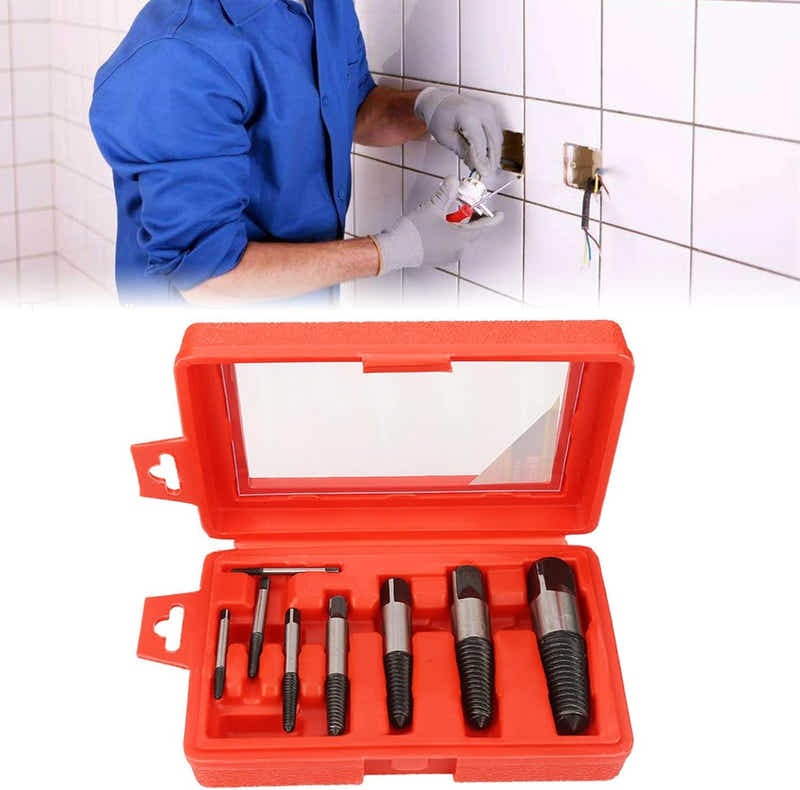 DS BS 8-Piece Damaged Screw Extractor Set
