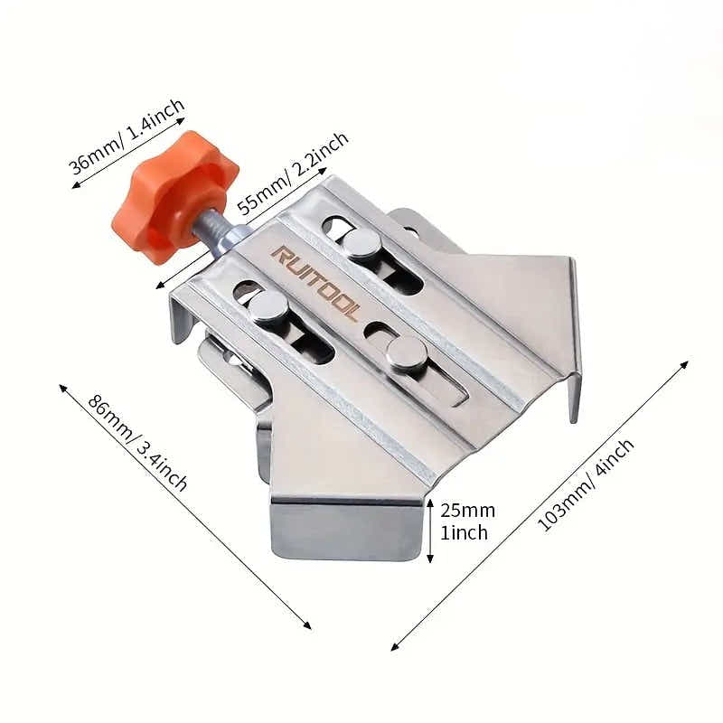 DS BS 2PCS Adjustable Right Angle Clamps