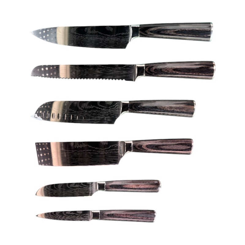 DS BS 6 Piece Kitchen Chef Knife Set
