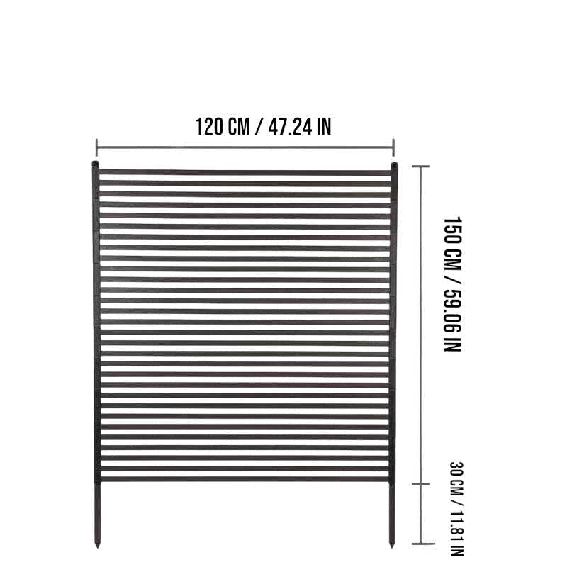 DS BS Garden Privacy Fence Panel 120×180cm