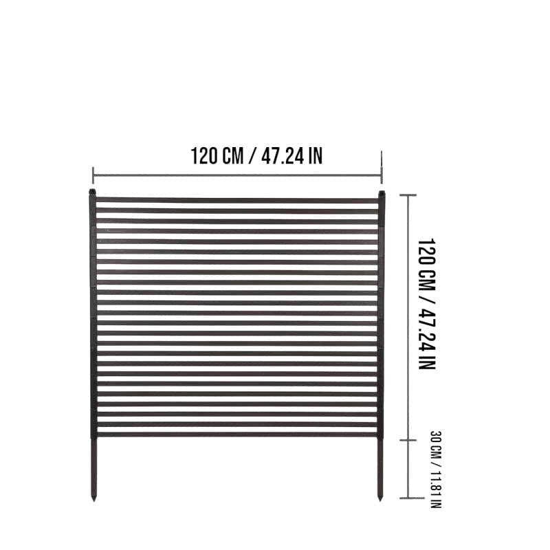 DS BS Garden Privacy Fence Panel 120×150cm
