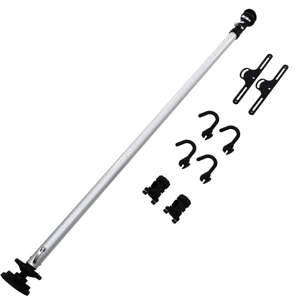 DS BS Adjustable Floor-to-Ceiling Bike Storage Rack – 2 Bike Hooks