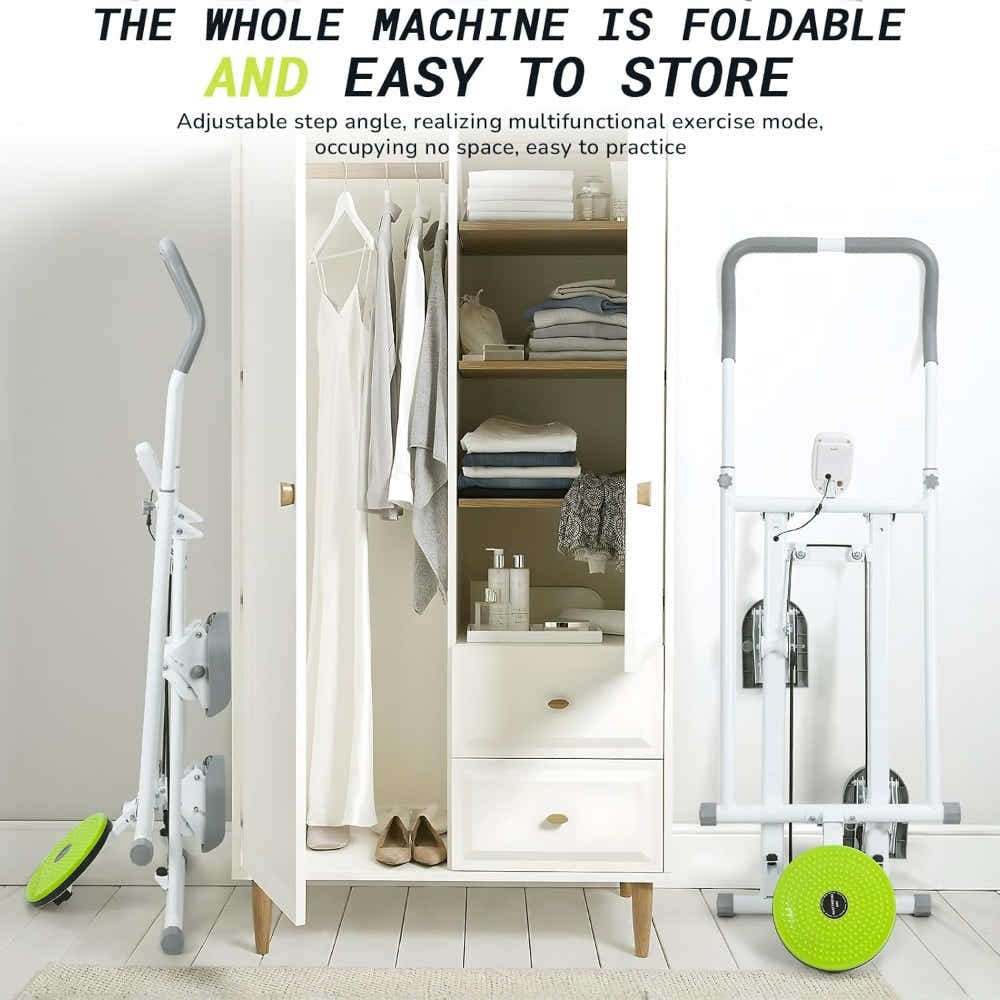 DS BS Foldable Climbing Stepper with Waist Twister