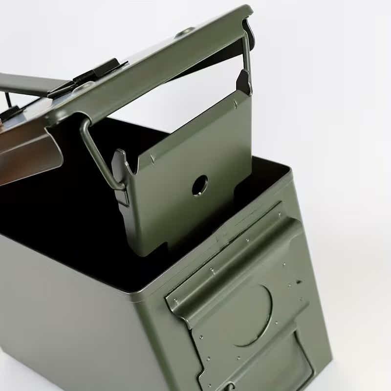 DS BS Metal Ammo Tin Case Storage Box