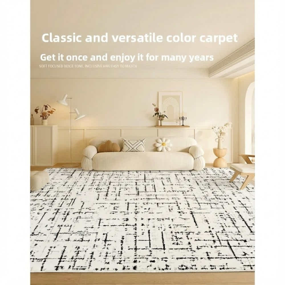 DS BS Area Rug 140x200cm Modern Minimalist Living Room Carpet - Modern Frost