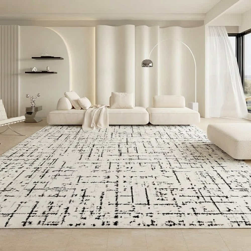 DS BS Area Rug 120x160cm Modern Minimalist Living Room Carpet - Modern Frost