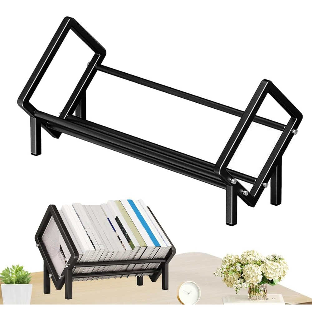 DS BS Metal Storage Rack Desktop Organizer - Black
